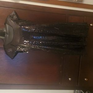 Black sequin dress